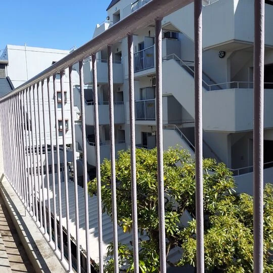 画像1841：ベランダ　フェンス塗装工事
