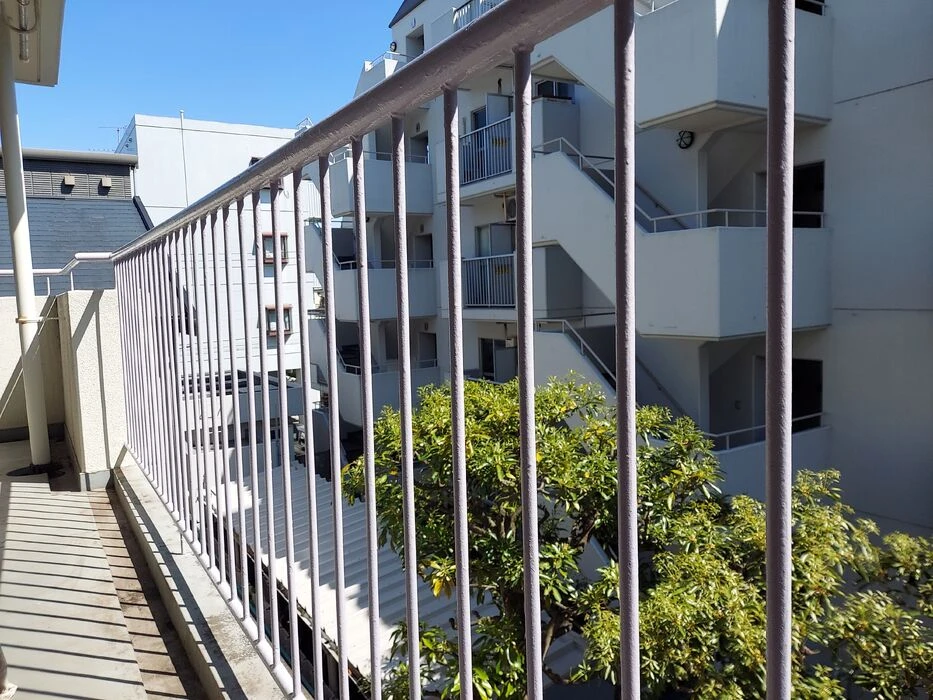 画像1841：ベランダ　フェンス塗装工事