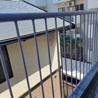 画像1843：ベランダ　フェンス塗装工事