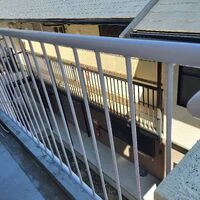 画像1844：ベランダ　フェンス塗装工事