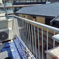 画像1846：ベランダ　フェンス塗装工事