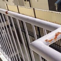 画像1849：ベランダ　フェンス塗装工事